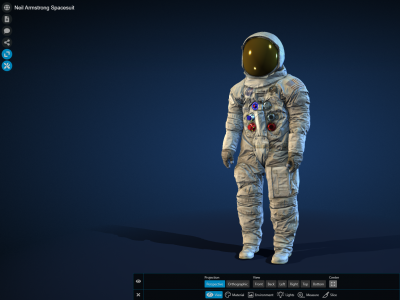 Image of a space suit