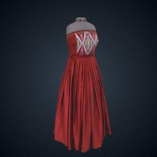 Red Native American Prom Dress